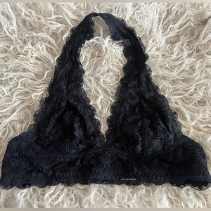 Free People Intimately Black Lace Bralette